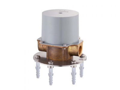 Floor mount bath shower