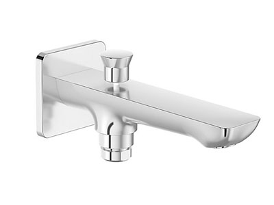Water-efficient bath spouts