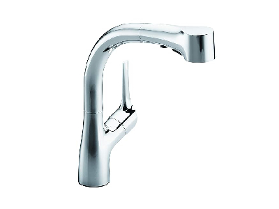 Kitchen faucet with pull-out