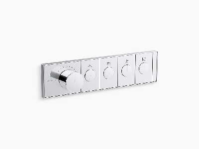 Wall-mounted shower control systems
